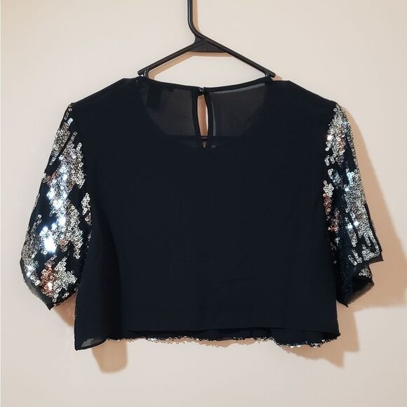 Forever 21 sequence crop top size m - Picture 3 of 4
